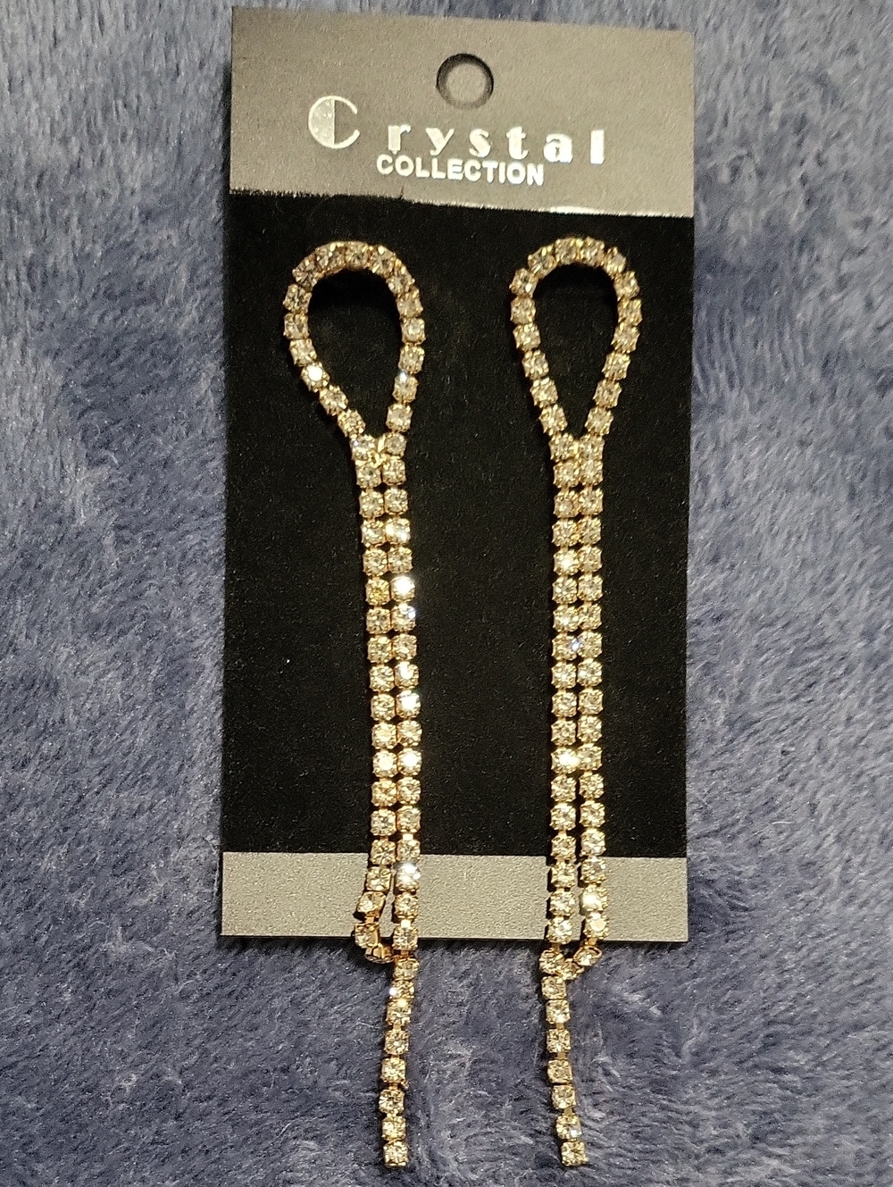 Gold Loop Drop Earrings